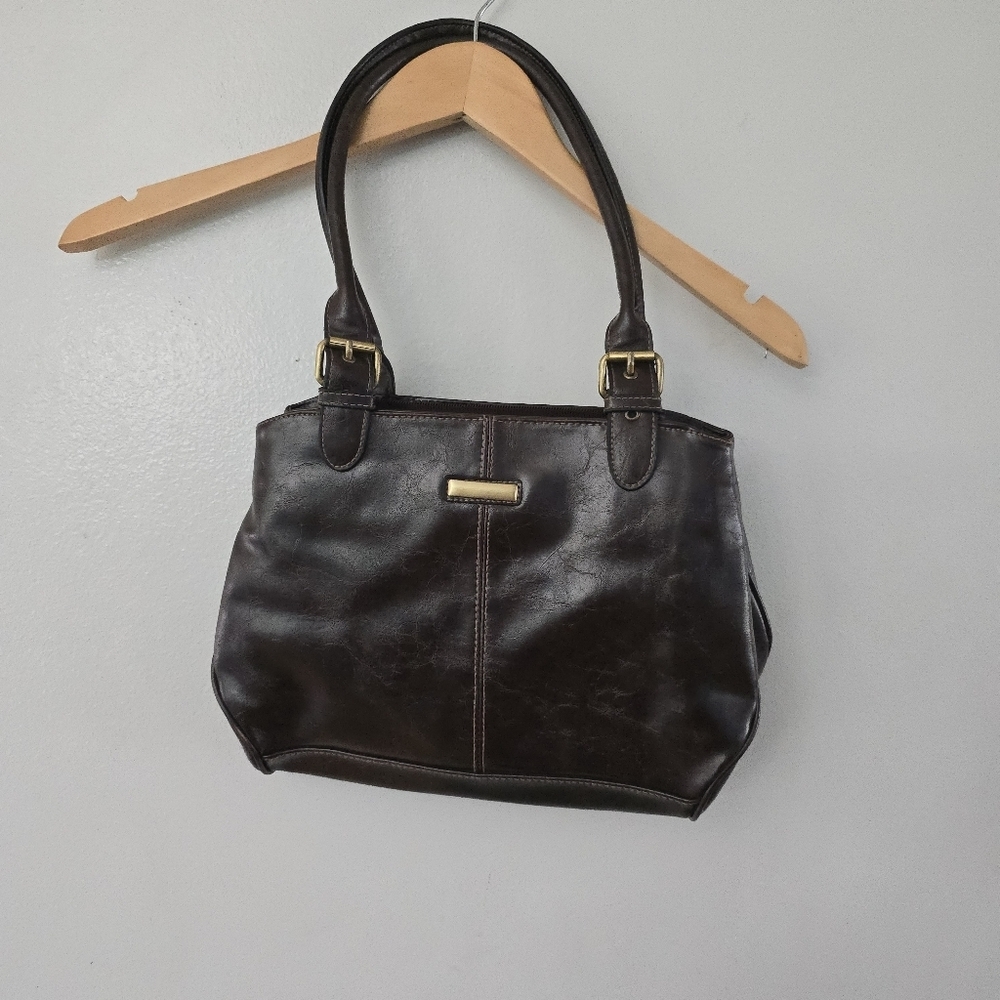 Inspired Vintage Brown  Shoulder Bag Double Handle Classic Minimalist Y2K